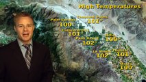 Jet Stream Weather Report for June 15, 2012 for the Palm Springs Area