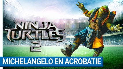 Ninja Turtles 2 - Retourné acrobatique de MICHELANGELO