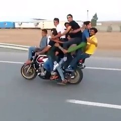 Amazing Motorcycle Flying