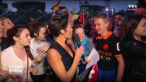 Euro 2016 : Couac d'Alessandra Sublet dans le public du 