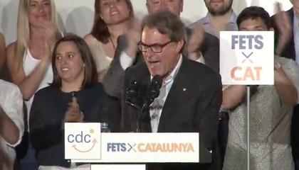 Mas carrega contra la CUP a l'inici de la campanya