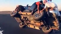 Comment changer une roue en roulant !