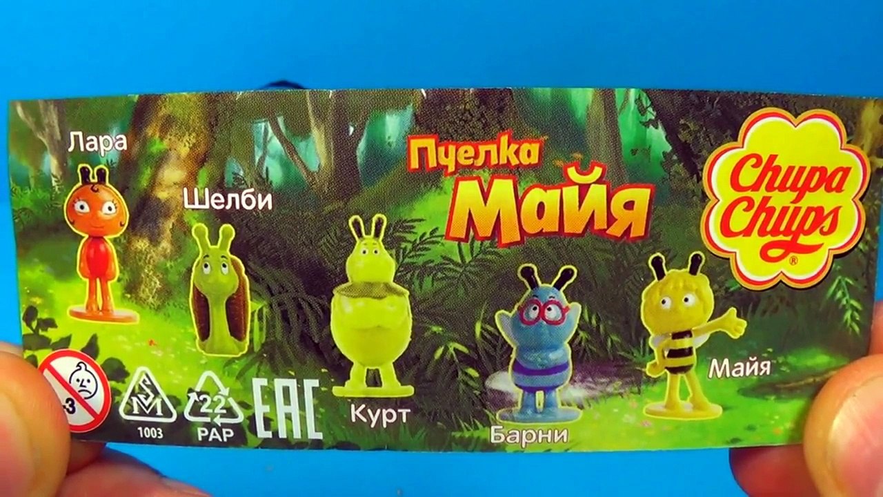 Chupa Chups surprise eggs BATMAN Tatty Teddy SUPERMAN Maya The Bee MONSTER HIGH egg MymillionTV