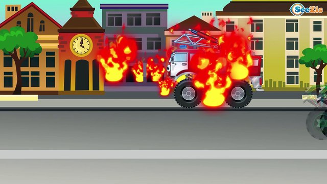 ✔ Arabalar çizgi filmleri türkçe - Ambulans, Polis arabası, Monster Truck - Eğitici çizgi film ✔