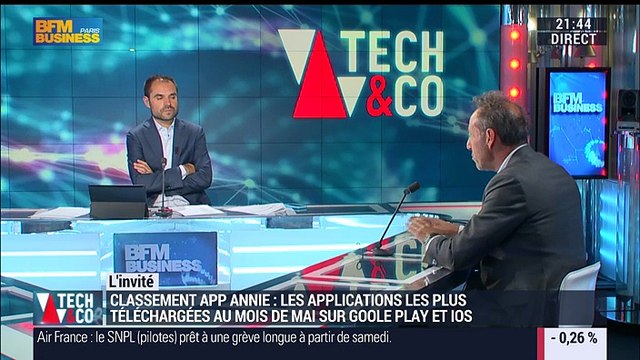 Classement App Annie: Les applications les plus téléchargées au mois de mai sur Google Play et IOS - 09/06