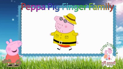 Peppa Pig Rain Finger Family - Nursery Rhymes Lyrics Kids Songs