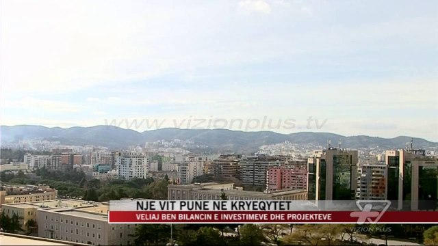 Erion Veliaj bën bilancin e investimeve - News, Lajme - Vizion Plus