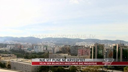 Erion Veliaj bën bilancin e investimeve - News, Lajme - Vizion Plus