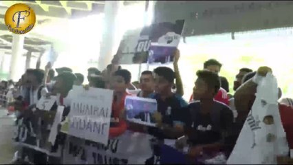 INTERNATIONAL FOOTBALL LEGEND ZINEDINE ZIDANE ARRIVES IN MUMBAI AIRPOT