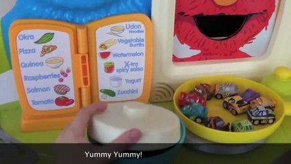 PLAY DOH!!! Cookie Monster!!! Eats C@@rs!!! Play Doh Elmo Eats Play Doh Disney Cars !!!!!!!