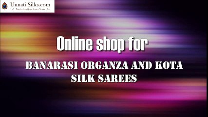 050616-Banarasi Organza and kota sarees
