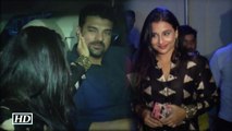 Vidya seen at Te3n screening with hubby Siddharth