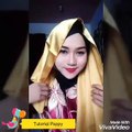 Tutorial Hijab Pashmina Satin Casual Model Terbaru ala si Cantik Poppy