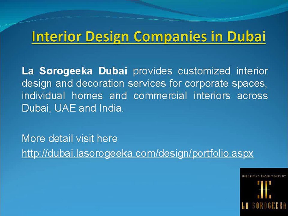 Interior Design Companies in Dubai