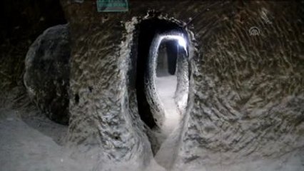 Kapadokya'da Aziz Mercurius Yeraltı Şehri Turizme Açılıyor