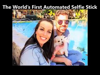 Girl has a amaing selfi stick