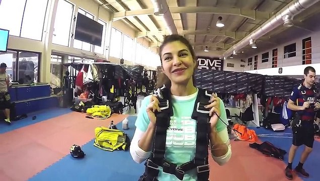 Jacqueline Fernandez sky diving video goes viral