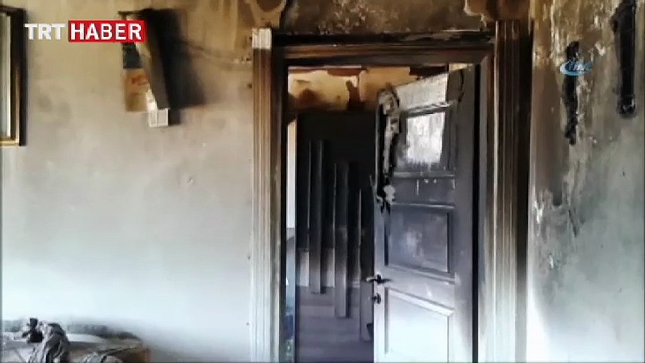 Evleri küle döndü