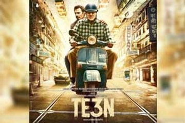 Movie review of Amitabh Bachchan's 'Te3n'