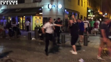 Echauffourées entre hooligans anglais et des jeunes marseillais