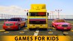 Roues sur les couleurs de bus SPIDERMAN 3D Nursery Rhyme Songs IRON MAN FUN Cars pour les enfants et les enfants