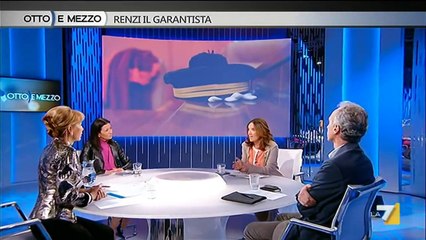 Marco Travaglio - Otto e mezzo "Renzi il garantista"
