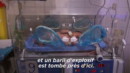 Download Video: Des bébés syriens ont échappé par miracle à un bombardement