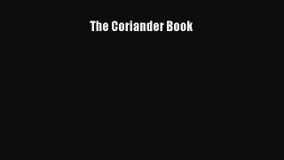 Download The Coriander Book Ebook Online