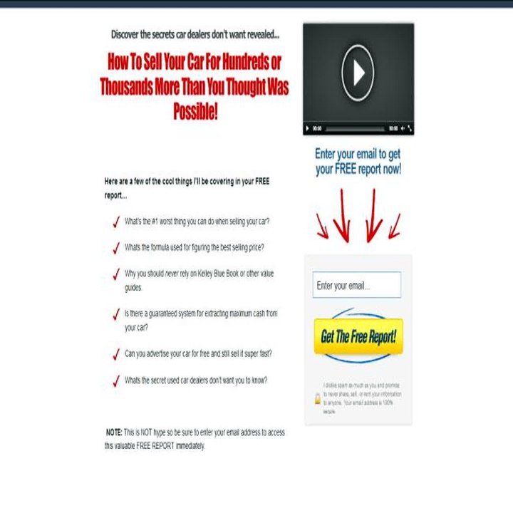 How To Sell Your Car For More Money! (view mobile)
