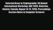 Read Selected Areas in Cryptography: 7th Annual International Workshop SAC 2000 Waterloo Ontario