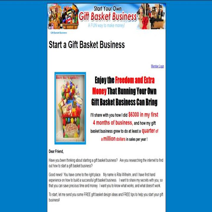 How to Start a Gift Basket Business With No Monthly Fees