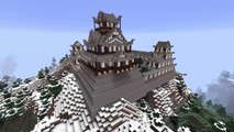 Minecraft Japanese Hilltop Castle
