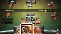 Magic Duels: Origins - Red/Black Sacrificial Deck vs Control Deck (Tri Color Black/Blue/Green)