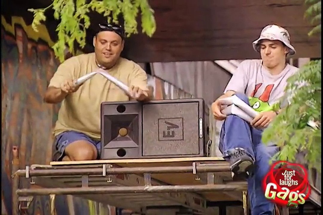 Falling pipes prank
