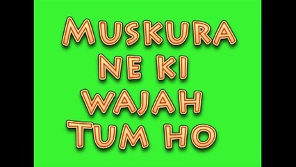 Muskurane ki wajah Tum ho song by talking Tom 2016