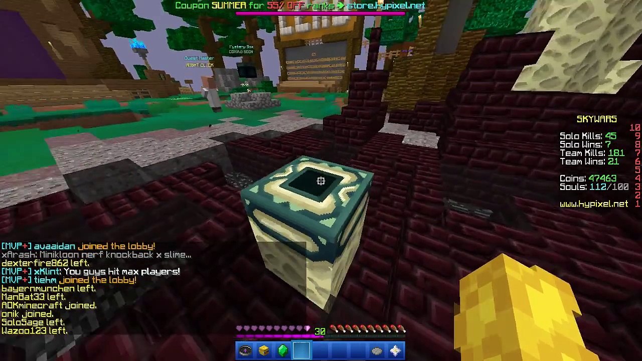 [SkyWars] Road to all classes! "I GOT A LEGENDARY! "