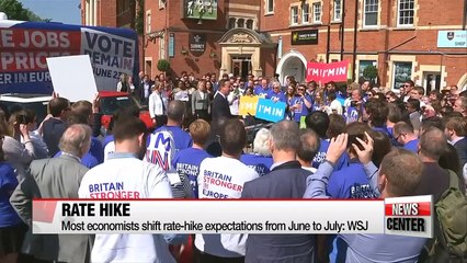 Economists expect rate hike in July or September