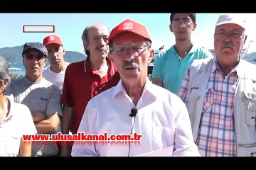 Vatan Partisi Marmaris üyeleri Alman Meclisi'ni protesto etti