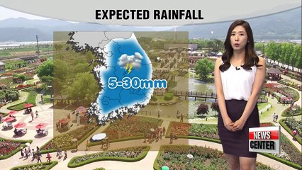 Sporadic rain over the weekend to relieve ongoing heat