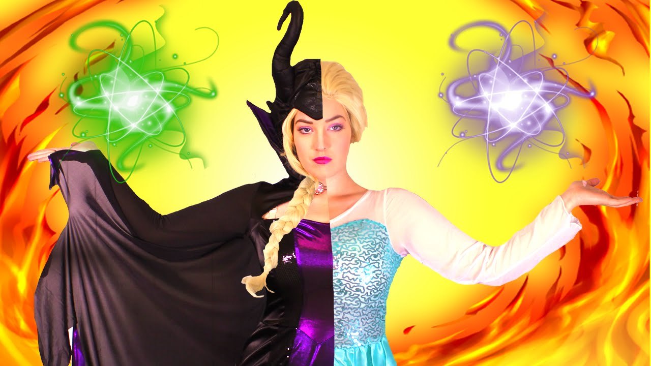 Frozen Elsa se transforme en Maléfique! w / Spiderman, Rose Spidergirl, Joker, Maléfique & Bubble Gum :)