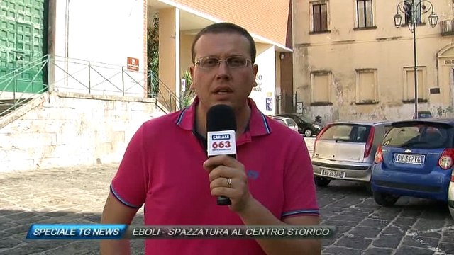 EMERGENZA IMMONDIZIA NEL CENTRO STORICO DI EBOLI