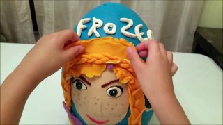Disney Frozen Fever Giant play doh surprise egg