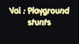 19-month-old Vai : Playground stunts