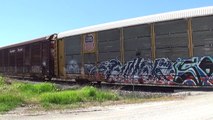 Mid-Train DPU on Canadian Pacific Mixed Freight Train