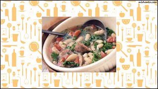 Recipe White Bean Soup with Sausage and Kale