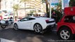 Lamborghini Gallardo Being Badly Towed