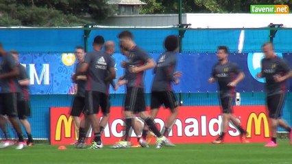 Entraînement des Diables rouges ce vendredi 10 juin