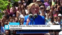 Hillary Clinton to meet with Elizabeth Warren after endorsement