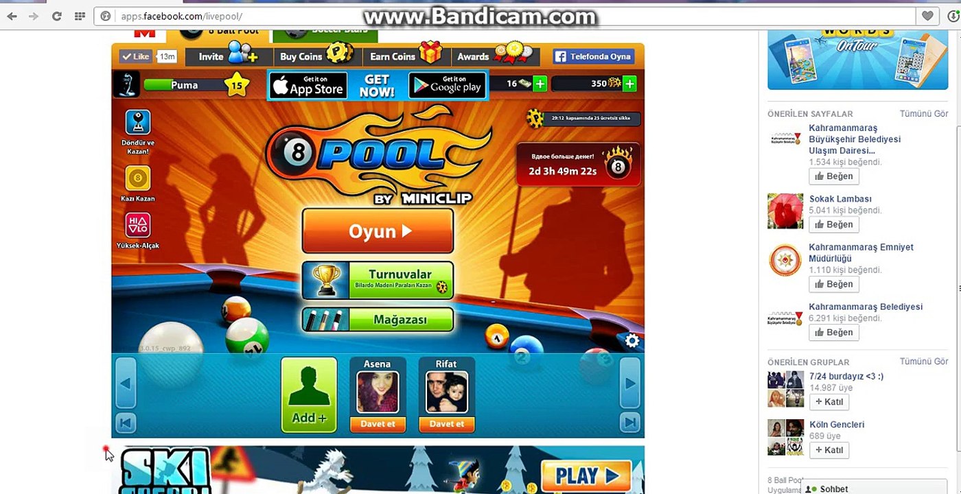 8 Ball Pool(Downtown London Pub) 25 Madeni Para Oyunu HD