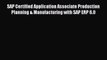 Download SAP Certified Application Associate Production Planning & Manufacturing with SAP ERP
